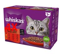 4 X Whiskas Core 1+ Selezione Gustosa Busta 12x85g