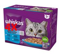 4 X Whiskas Core 1+ Selezione Pesce Busta 12x85gr