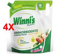 4 X Winni's Ammorbidente Concentrato Patchouli E Argana Busta 50 Lavaggi 1250 M
