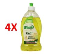 4 X Winni's Piatti Concentrato Bergamotto E Zenzero 480 Ml