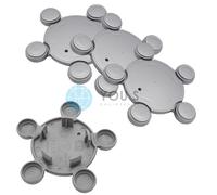 4 X You.S Original Coprimozzi Coprimozzo Coprimozzo 125,0 - 60,0 Mm - Argento