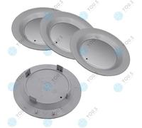 4 X YOU.S Original Coprimozzo Coprimozzo Cerchione 156,0 - 112,0 Mm - Argento