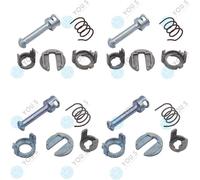 4 X You.S Ricambio Cilindro Set Anteriore Sinistro Destro per BMW 3 Coupe E46