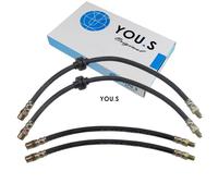 4 X You.S Tubi Freno Set Anteriore Posteriore SX + Dx per Volvo 440 K (445)