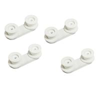 4 X Zanussi ZD604B, ZD604W, ZD606B, ZD606W Ruote Per Cestello Lavastoviglie