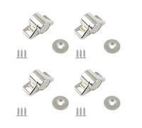 4 Zinco In Lega Zinco Catture Porte Nascosta Portano Mountet Porta Magnetica Arresto Armadio Chiusura Mobili Hardware Silenzioso