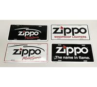 4 zippo Originale Piastra 4 X Us-Car-Plates Targa di Latta Pubblicità