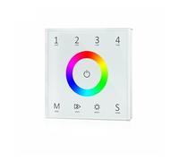 4 Zone Monochrome Dual Color RGB RGBW Wall Mount Touch Screen Controller 100-240VAC DMX512, 2.4GHz T11, T12, T13, T14(T13 white)
