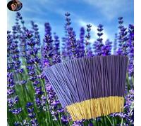 40/100 pezzi Bastoncini di incenso alla lavanda, bacchette di legno naturale in bambù da 22 cm/8,7 pollici, adatti per yoga, meditazione, sollievo dallo stress, aromaterapia domestica, perfetti per de