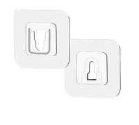 40/2 pezzi ganci autoadesivi bifacciali ganci fissati al muro senza traccia supporti portaoggetti a ventosa for organizzatore da cucina for il bagno(6Pcs-(3 Pairs))
