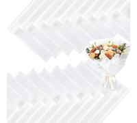 40/20/1 pezzi Carta da imballaggio floreale, carta da imballaggio per profumo in stile coreano, bordo bianco, adatta per artigianato fai-da-te, confezioni regalo, decorazioni, forniture floreali, 23 p