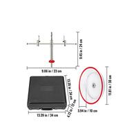 40-200mm 40-300mm Regolabile Foro In Acciaio Seghe Cutter Kit W/Scudo Taglierina Foro Punta Del Trapano Strumento FAI DA TE for Cartongesso Impiallacciatura Ardesia(40-200mm)
