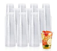 40/30/25/20/10/5 pezzi Bicchieri trasparenti per bubble tea da 600ml, adatti per caffè freddo, frullati, frappè e bevande fredde Confezione da 5,Confezione da 10,Confezione da 30,Confezione da 20,Conf