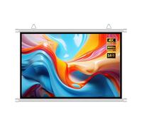 40 50 60 72 84 100 Pollici Schermo Cinematografico HD Manuale a Scomparsa, Schermo per Proiettore Leggero 4:3 16:9 per Home Theater All'aperto(72" (16:9))
