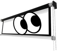 40 50 60 Schermo del Proiettore Manuale 16:9 4:3 Schermo Cinematografico Home Theater Schermo Video Retrattile Schermo di Proiezione Senza Pieghe, 16:09:00, 50"