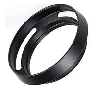 40,5MM PARALUCE METALLO VENTILATO NERO BLACK NOIR NEGRO universale metal lens hood vented alluminio parasole OBIETTIVO compatibile con tutti gli obiettivi con diametro filtro 40.5mm 40,5 mm