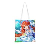 40.6 X 38.0 cm Canvas Totes Hand Shopping Bag With All Role's Print Genshin Impression For Daily Impact Shopping Shoulder Bag