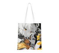 40.6 X 38.0 cm Canvas Totes Hand Shopping Bag With All Role's Print Zenless Zone Zero Impression For Daily Shopping Shoulder Bag