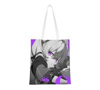 40.6 X 38.0 cm Canvas Totes Hand Shopping Bag With All Role's Print Zenless Zone Zero Impression For Daily Shopping Shoulder Bag