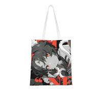 40.6 X 38.0 cm Canvas Totes Hand Shopping Bag With All Role's Print Zenless Zone Zero Impression For Daily Shopping Shoulder Bag