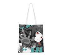 40.6 X 38.0 cm Canvas Totes Hand Shopping Bag With All Role's Print Zenless Zone Zero Impression For Daily Shopping Shoulder Bag
