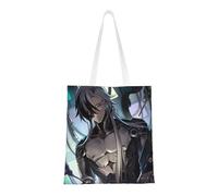 40.6 X 38.0 cm Canvas Totes Hand Shopping Bag With Honkai Star Rail All Role's Print Impression For Daily Shopping Shoulder Bag