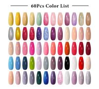 40/60 Colori Unghie UV Smalto Gel Soak Off