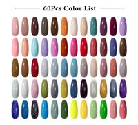 40/60 Colori Unghie UV Smalto Gel Soak Off