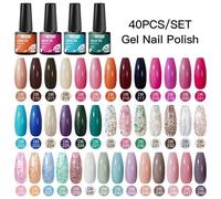 40/60 Colori Unghie UV Smalto Gel Soak Off