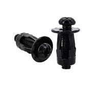 40/60 pezzi a forma di petalo in metallo rivetto dado espansione bullone dadi M4 M5 M6 morsetto pannello serratura rivetti targa auto(Cross Round(Black),M4x20(60Pcs))