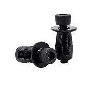 40/60 pezzi a forma di petalo in metallo rivetto dado espansione bullone dadi M4 M5 M6 morsetto pannello serratura rivetti targa auto(Hex Socket(Black),M5x18(40Pcs))