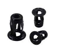 40/60 pezzi a forma di petalo in metallo rivetto dado espansione bullone dadi M4 M5 M6 morsetto pannello serratura rivetti targa auto(Nut Only(Black),M6x20(40Pcs))