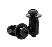 40/60 pezzi a forma di petalo in metallo rivetto dado espansione bullone dadi M4 M5 M6 morsetto pannello serratura rivetti targa auto(Hex Round(Black),M6x20(40Pcs))