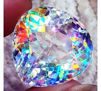 40 A 50 KT Mystic Quarzo Arcobaleno Colore Forma di Pera Loose Gemma Certificato