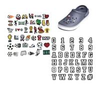 40 Accessori Per Scarpe Da Calcio, 37 Accessori Per Scarpe Digitali, Ciondoli Da Calcio Da Uomo, Accessori Decorativi Crocs, Ciondoli Decorativi Per Sandali