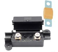 40 Amp per portafusibili midi con termorestringente, blocco fusibili in linea sicuro per caravan, audio industriale marino, 12 V, 24 V, 32 V CC (40 A arancione)