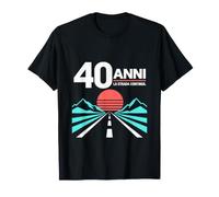 40 Anni Strada Verso Il Tramonto Maglietta
