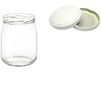 40 Barattoli in vetro per salsa e pelati 580 ml con tappo