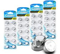 40 batterie alcaline a bottone AG13 LR44, 1,5 V, senza mercurio (357/357A/L1154/A76/GPA76) (LR44-40)