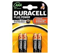 40 batterie MINISTILO Duracell PLUS POWER AAA MN2400 LR03 - Confezione 10 blister x 4 pile ciascuno