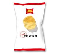 40 BUSTE DI PATATINE SAN CARLO DA 25 GR GUSTO RUSTICA GRIGLIATA - SPED. GRATUITA