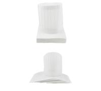 40 Cappelli Da Cuoco Usa E Getta Cappelli Da Cuoco Baker Food Serving White 11