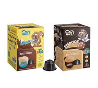 40 Capsule Bevande Cuore Nero Compatibili Dolce Gusto Nesquik e Pan di Stelle