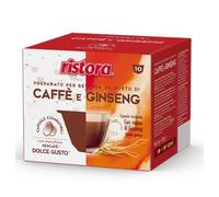 40 Capsule Caffé compatibile con Nescafè Dolce Gusto RISTORA CAFFE E GINSENG Bevanda Solubile per Macchine Nescafé a capsule compatibile con Dolce Gusto -