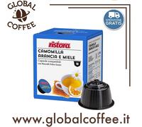 40 Capsule Ristora Camomilla Arancia e Miele Compatibili Nescafè Dolce Gusto