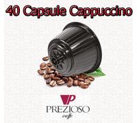 40 Cialde Capsule Cappuccino Prezioso compatibili Dolce Gusto