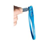 (40 cm, ciano) Cravatta riutilizzabile corazzata Hiplok Z-Lok - Singola