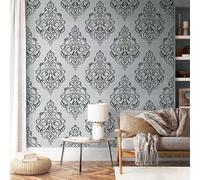 40 cm Rococò Barocco Retrò Lusso Vintage Stencil Per Pareti Modelli Riutilizzabili Per Dipingere A Parete Decorare Frigoriferi Mobili Pittura Artigianato Grande Decorazione Mattoni Lavaggio