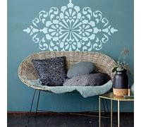 40 cm Royal Vintage Retro Modello Rococò Barocco Stencil Per Pareti Modelli Sul Muro Per Dipingere Decorare Decorazione Pittura Modello Decorazione Gesso Dimensioni Artigianato Lavaggio