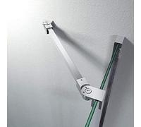 40 cm stainless steel Frameless Shower Door Fixed panel wall-to-glass Support bar for 6mm 8mm 10mm spessore vetro da m-home